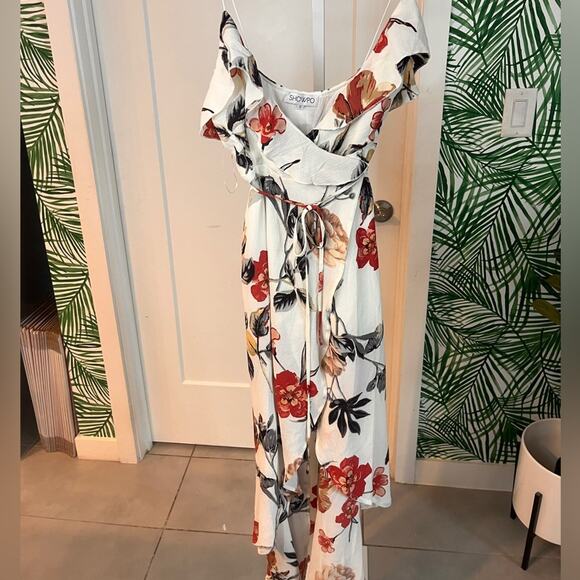 Showpo Emmy Floral Wrap Maxi Dress Size 6 - Picture 2 of 9